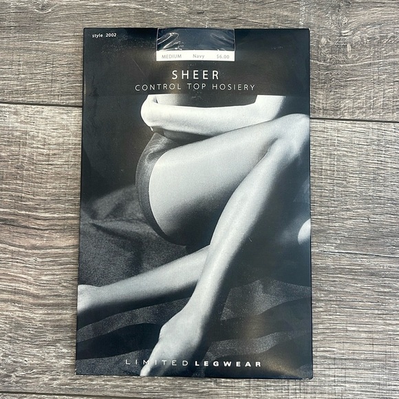 Sheer Control Too PantyHose navy Size Medium - Picture 1 of 3